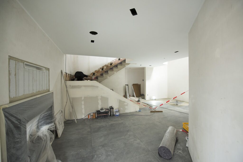 Eingangshalle vor Raumgestaltung