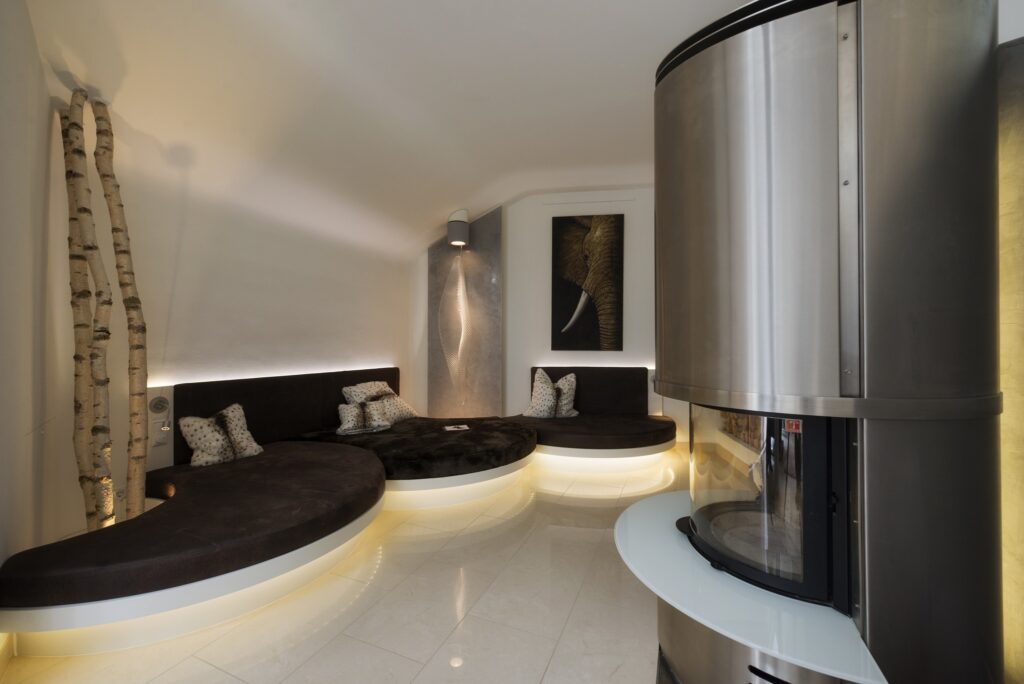 Lounge-Sitzlandschaft Kaminecke