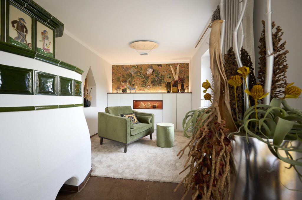 Gemütliche Kaminecke