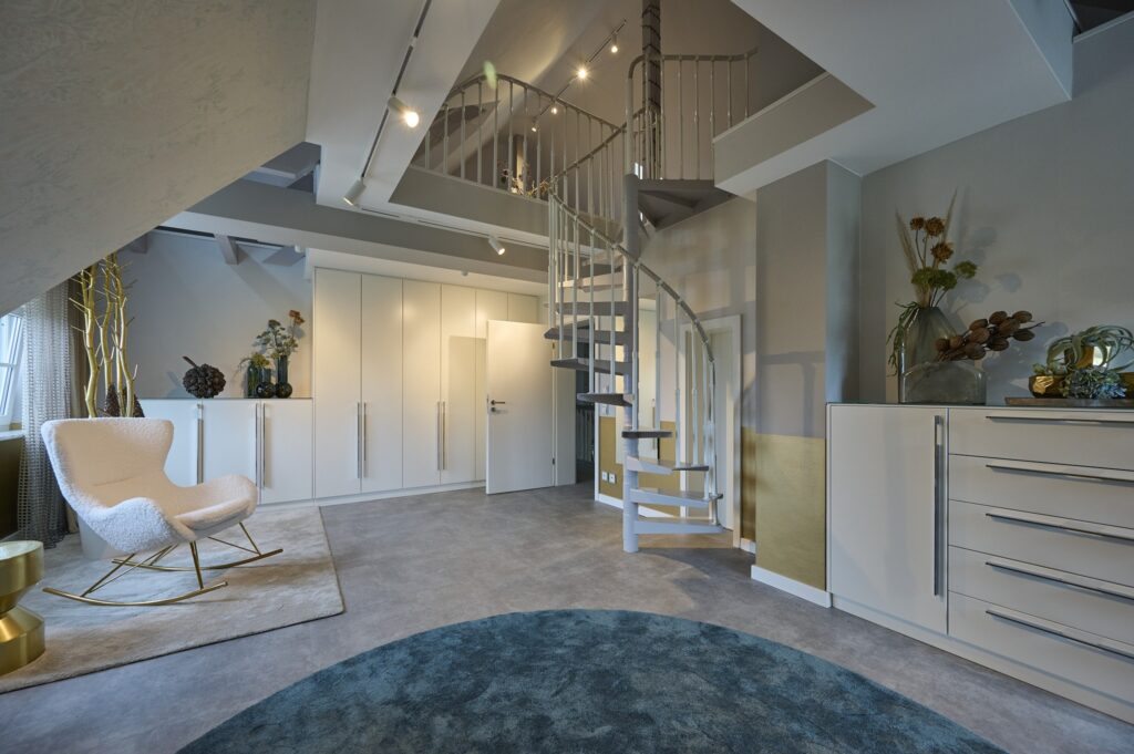 Offener Schlafbereich nachher