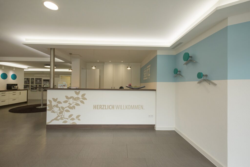 Bemusterungszentrum Farbkonzept