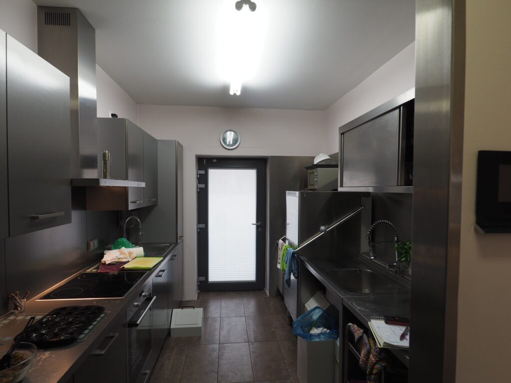 Rezeptionsbereich vor Raumplanung