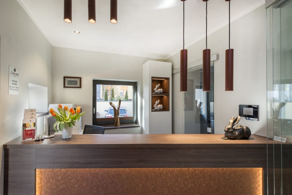 Rezeption Hotel Planung