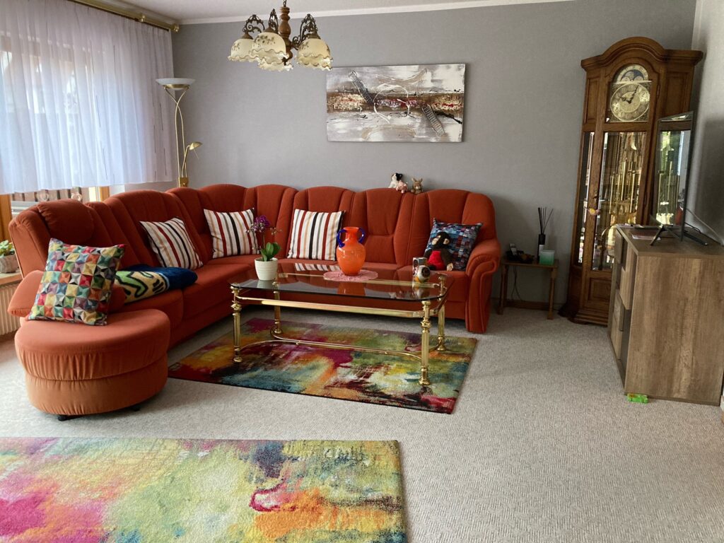 Stilvolle Möbel für Wohnzimmer, vorher