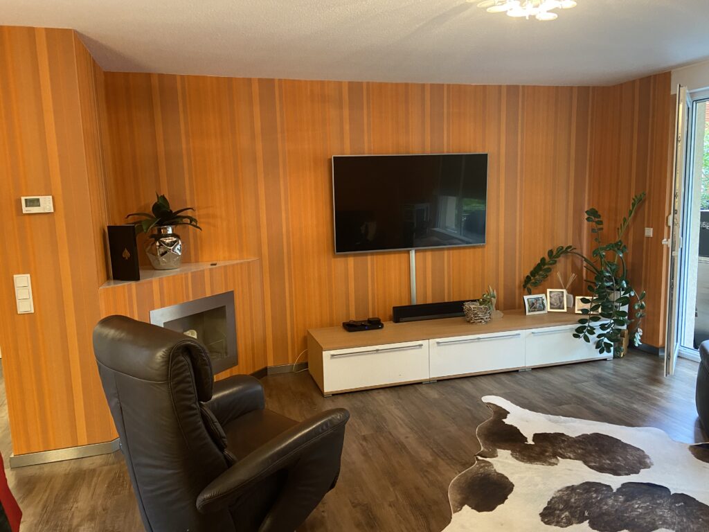 Wohnzimmerplanung vorher